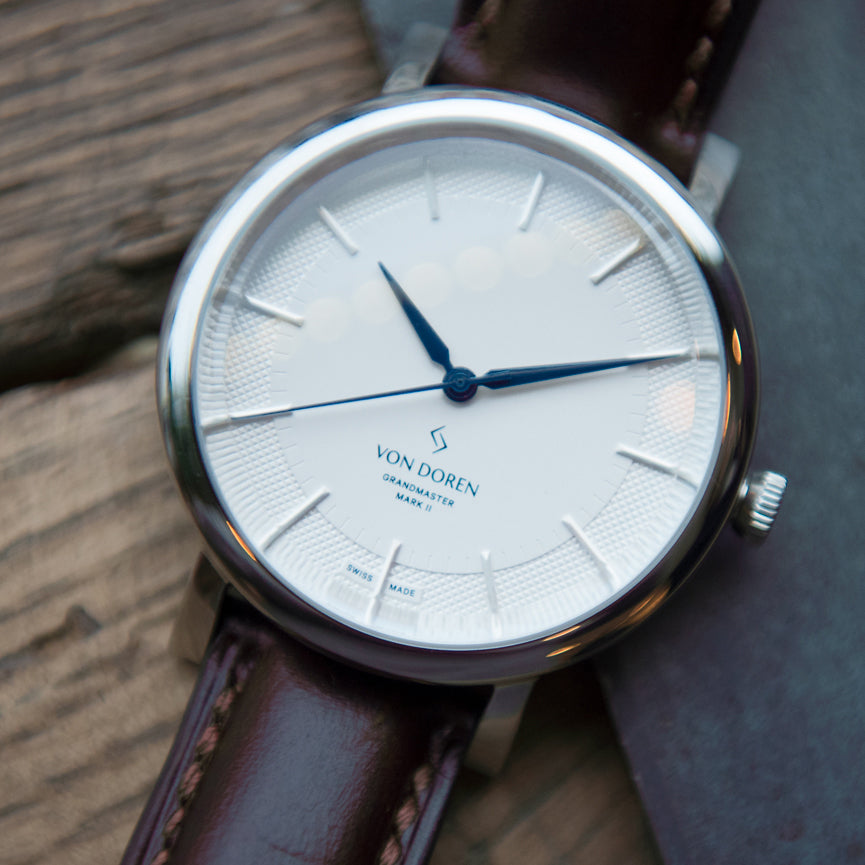 Von Doren Watch on wood