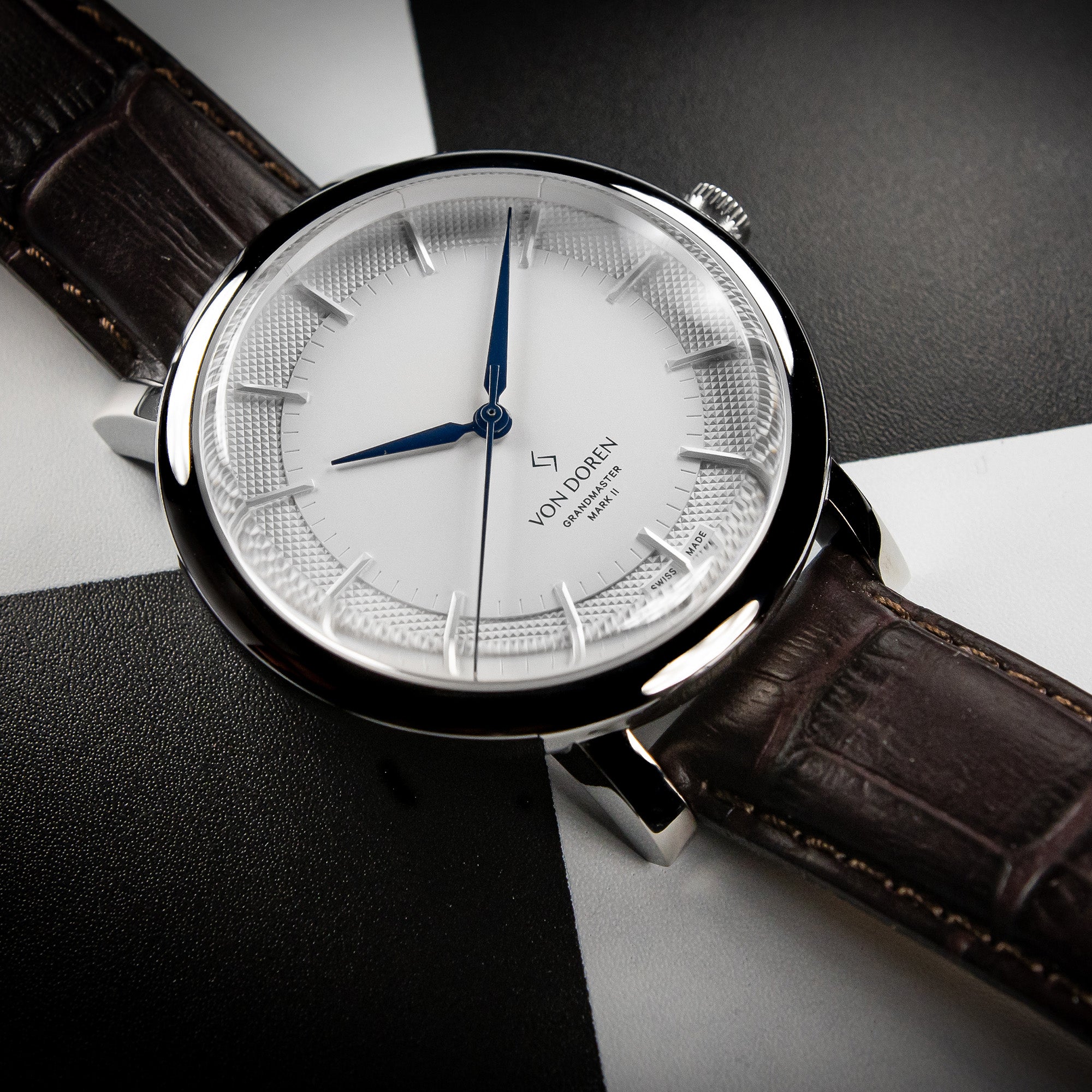Von Doren Watch on chess board