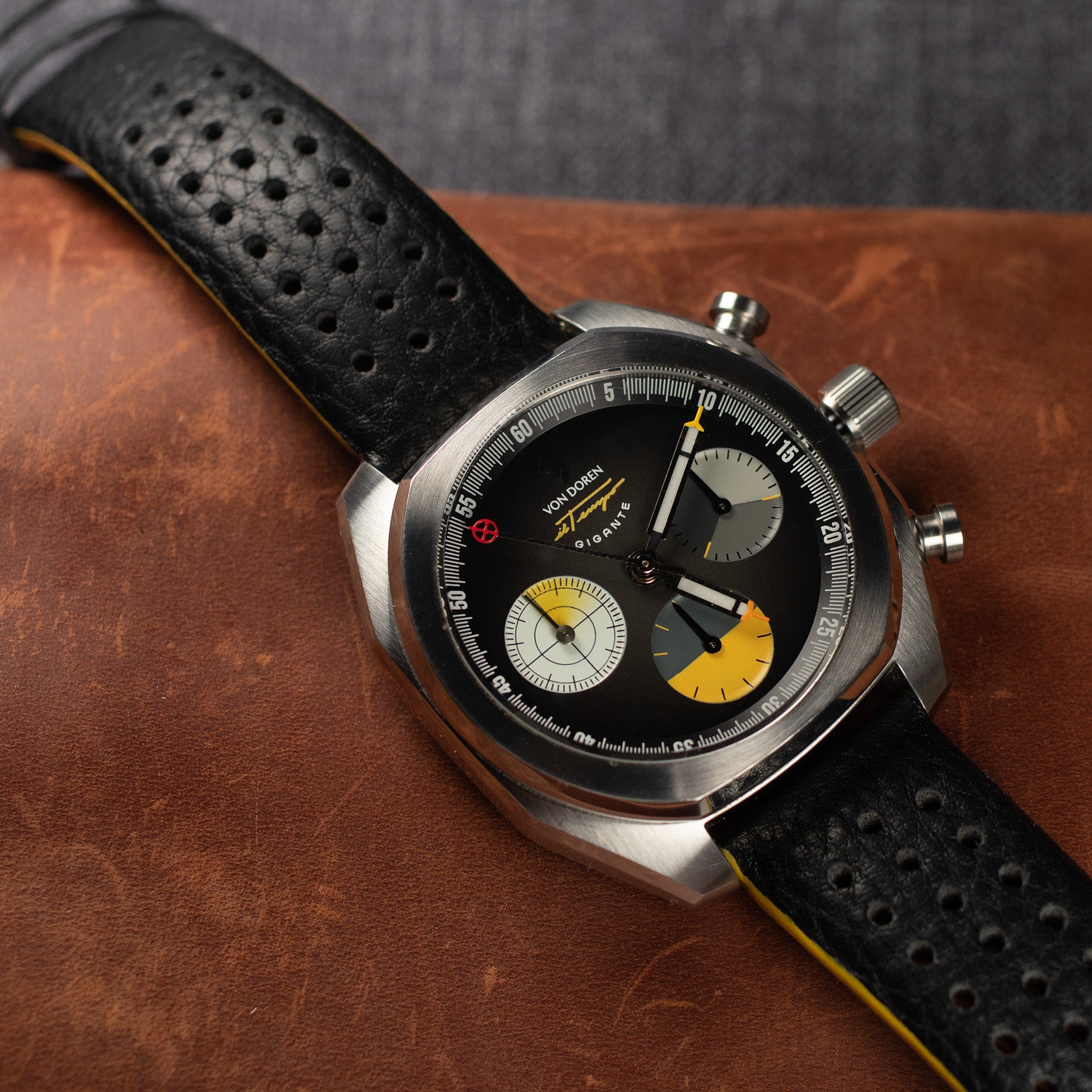 Von Doren Watch on leather