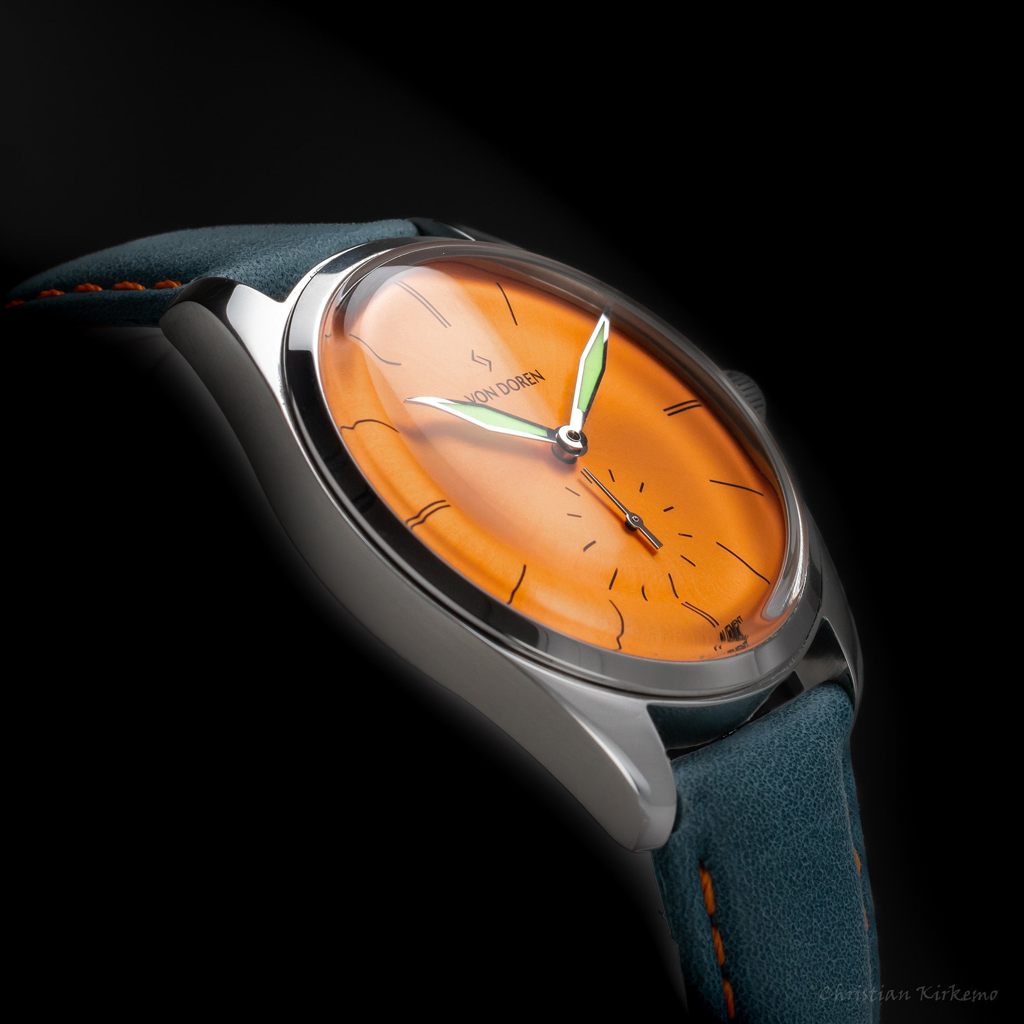 Von Doren Watch, Runde Mark II - frome left side