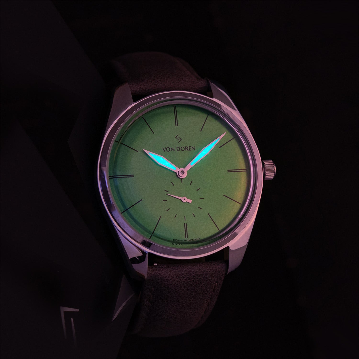 Von Doren Watch, Runde Mark II - Green with lume