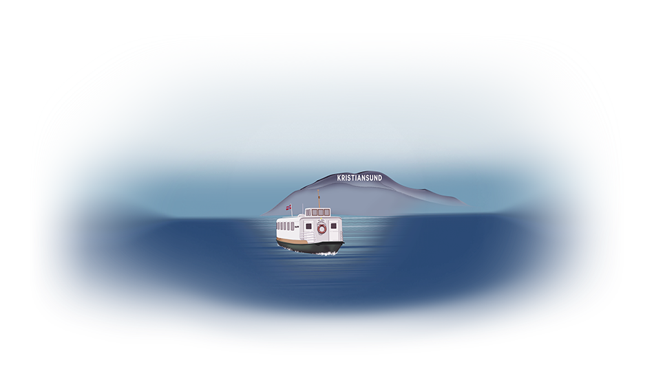 Illustrasjonstegning av Sundbåten Rapp