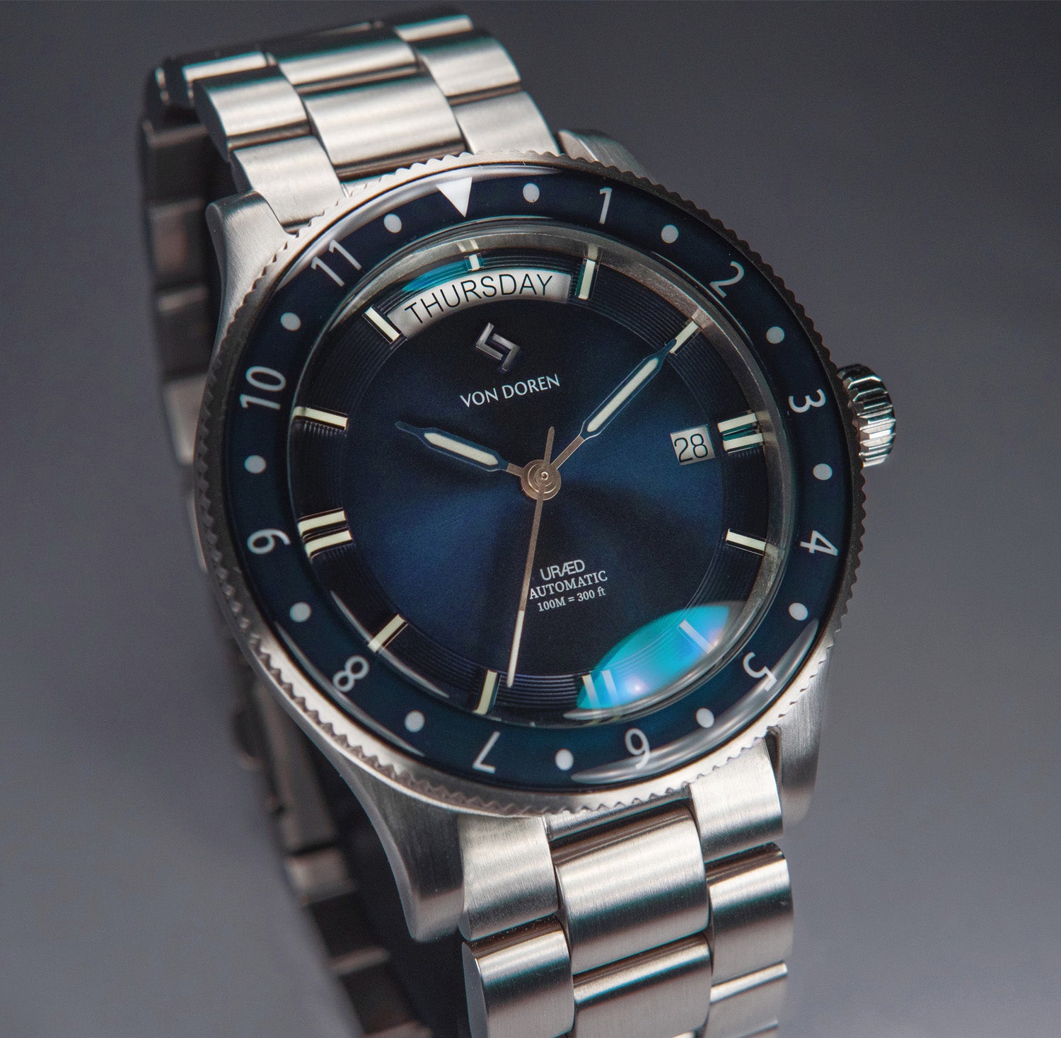 Von Doren URÆD blå med lenke