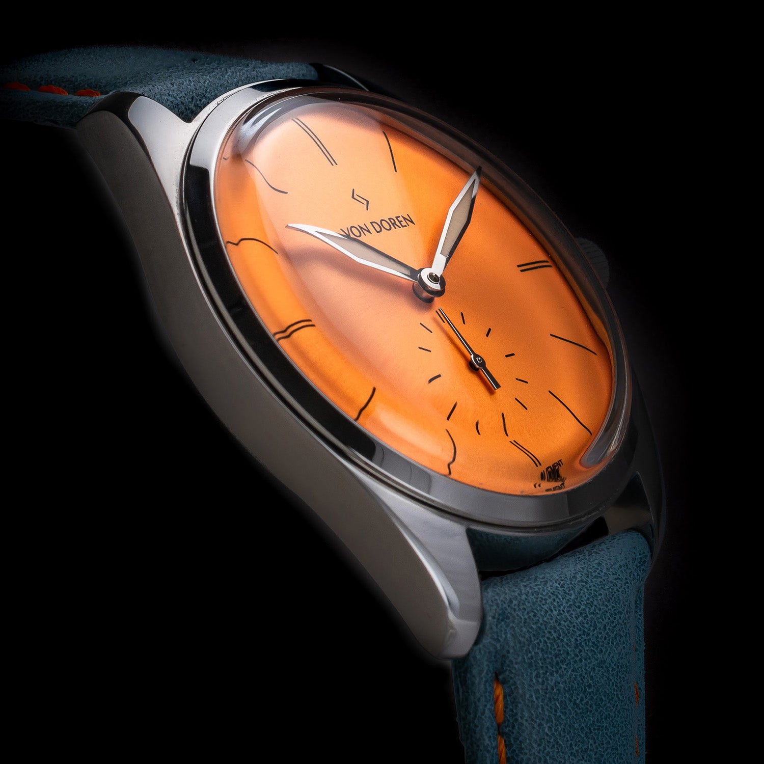 Von Doren klokke, Runde Warm Yellow, fra siden