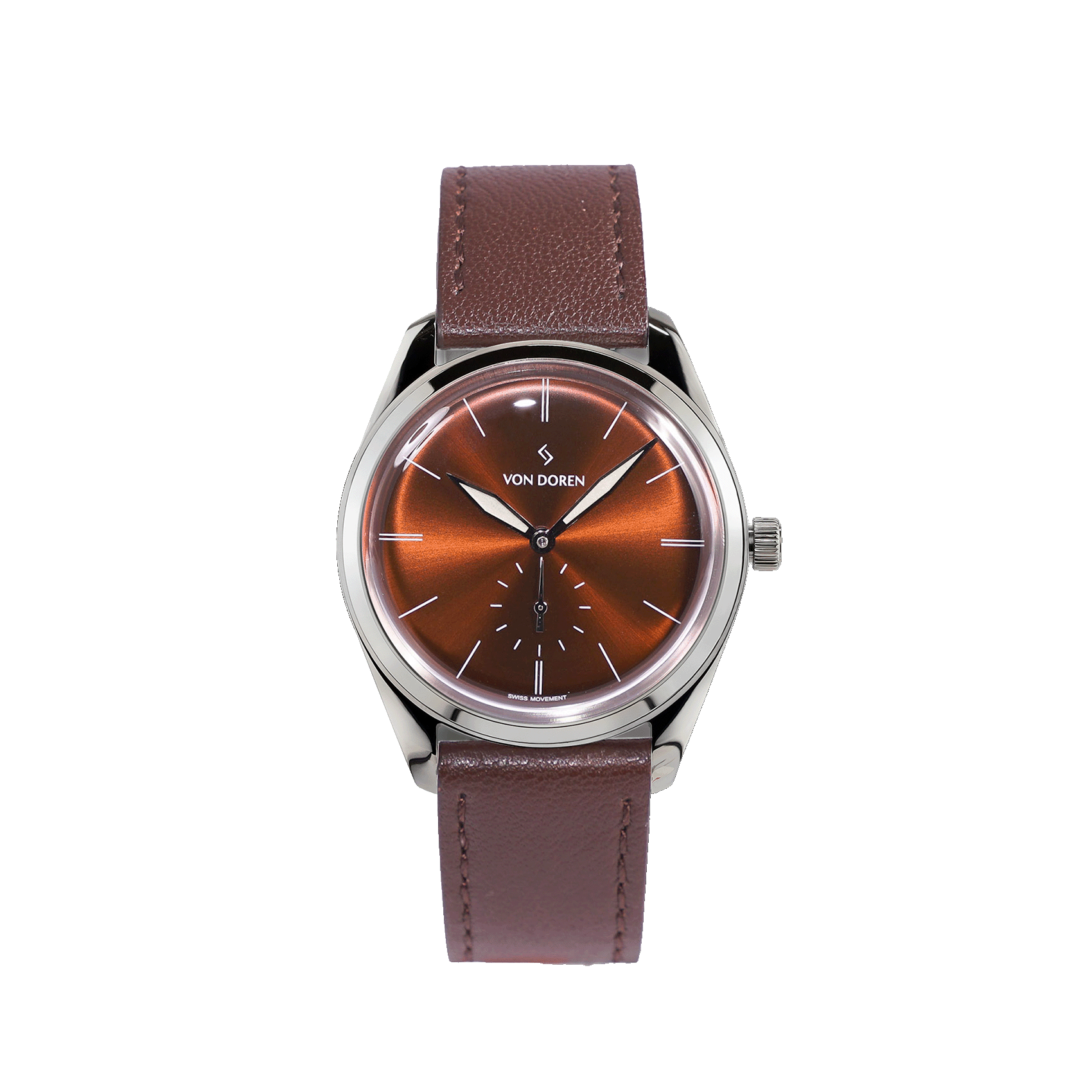 Von Doren Runde farge Brown